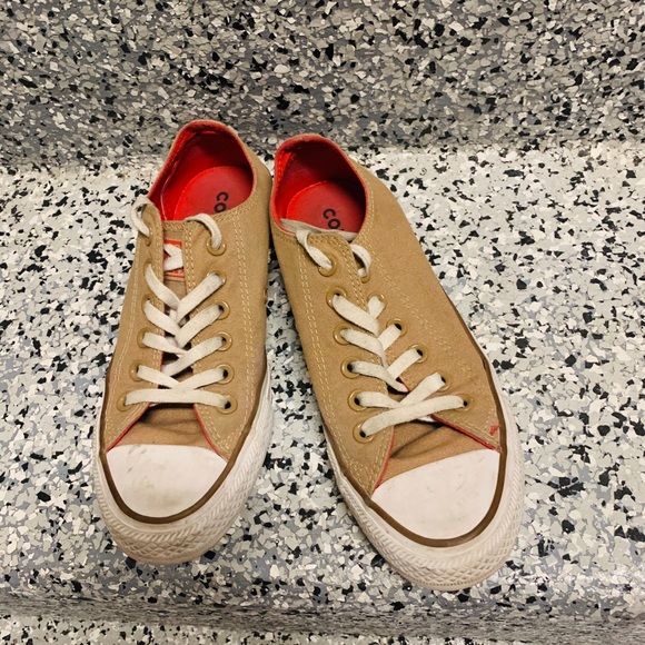brown converse poshmark